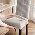 thumbnail image 6 of Thick Quilted Dining Chair Slipcovers with Padded Seat and Back, Non-Slip Full Wrap Chair Covers for Dining Room Kitchen Chairs, 6 of 7