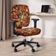 thumbnail image 3 of ZUXONGSY Fall Maple Leaf Cat Desk Chair Cover 2-Pack Computer Office Chair Cover Exquisite Chair Protector Easy to Install and Clean Thanksgiving Home Office Decoration, 3 of 7