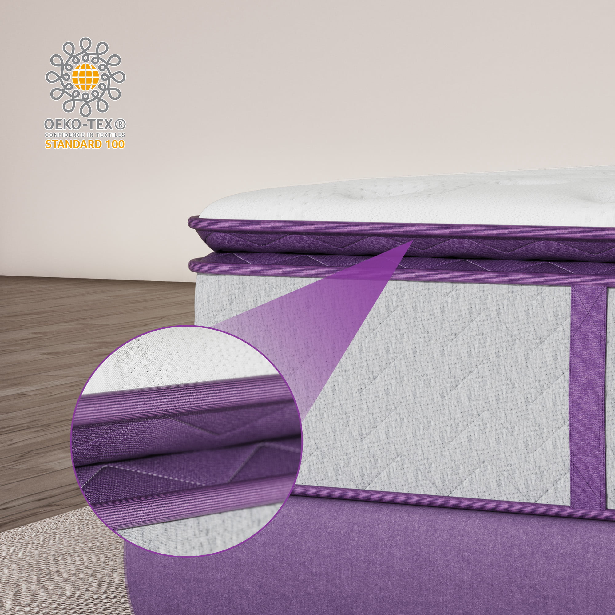 Serweet Queen Mattress, 10 Inch Hybrid Mattress in a Box, Medium Firm