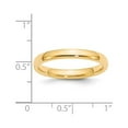 thumbnail image 5 of 14k Yellow Gold 3mm Standard Weight Comfort Fit Wedding Band Size 11, 5 of 6