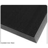 Rubber Brush Doormat Size / Color: 16" x 24" / Black