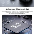 thumbnail image 3 of Auriculares Auriculares inalámbricos impermeables verdaderos In-ear Auriculares comerciales 5.0 compatibles con Bluetooth con estuche de carga, blanco Inevent EL000338-02B, 3 of 7