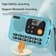 thumbnail image 3 of Radio FM Portátil, Altavoz Inalámbrico Bluetooth con Grabadora y Pantalla LED, Compatible con Tarjeta TF, Disco U para el Hogar y Exteriores., 3 of 5