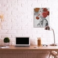 thumbnail image 2 of Stupell Industries Vintage Female Sitting Fashion Flower Spring Bloom Collage Canvas Wall Art Design by Wild Apple Portfolio, 24" x 30", 2 of 6