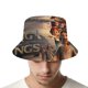 thumbnail image 4 of el rey de reyes Sombrero bucket para adultos, gorra de protección solar, sombrero de pescador plegable para viajes al aire libre, pesca y actividades de verano, 4 of 6