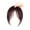 C, variant on Bangs Wig Piece Womens Fluffy High-ceiling Real Hair Natural Middle-parted GXX