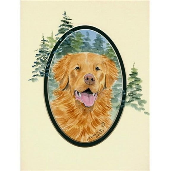 Nova Scotia Duck Toller Flag Canvas House Size