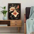 thumbnail image 5 of Qisvanset Framed Canvas Wall Art 12x16 Inch William Morris Lily Baptism Trendy Bible Art, 5 of 5