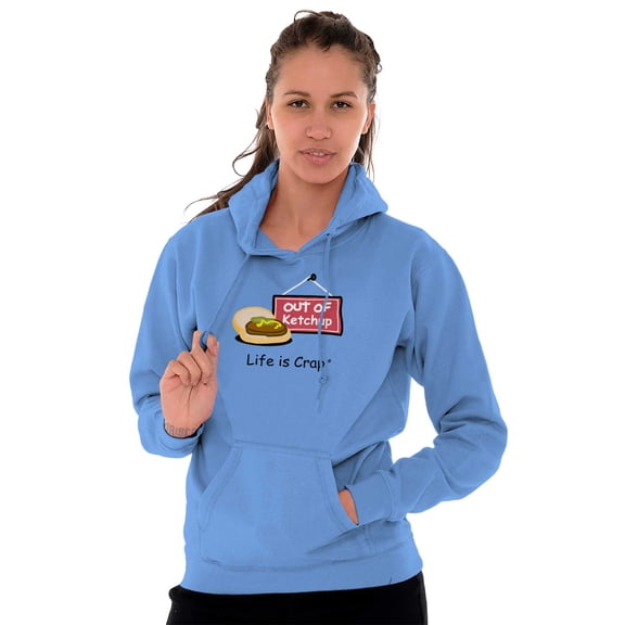 Out Of Ketchup Burger BBQ Grilling Hoodie Sweatshirt Women Men Brisco Brands S