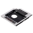 thumbnail image 2 of Aluminum Alloy SATA3.0 2nd HDD Caddy 9.5mm 2.5 Inch SSD HDD Enclosure for Desktop PC Laptops, 2 of 7