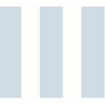 Luxe Haven Designer Stripe Peel and Stick Wallpaper (Hampton Blue)