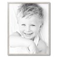 thumbnail image 2 of ArtToFrames 23" x 29" Bright Silver Picture Frame, 23x29 inch Silver Wood Poster Frame (WOM-4752), 2 of 8
