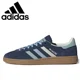 thumbnail image 3 of Las zapatillas de skate para hombre y mujer Adidas Originals Handball Spezial son cómodas, antideslizantes y resistentes al desgaste en marrón y rojo, 3 of 5