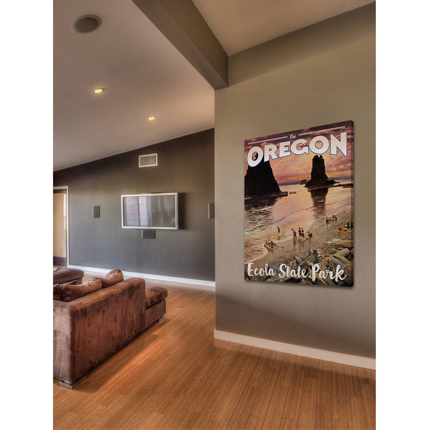 Marmont Hill - "Travel Oregon" Painting Print on Wrapped Canvas