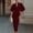 Wine Red, variant on Women's Elegant V-Neck Midi Bodycon Dress – Flare Short Sleeve Wrap Waist Slim Formal Party & Work Pencil Dress Wine Red,M