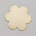 thumbnail image 1 of Brass 6-Petal Flower, 24 Gauge, 1-3/8 Inch, Pack of 6, 1 of 1