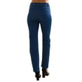 thumbnail image 5 of Women's Classic Solid Straight Leg Jeggings, Denim Blue, S, 5 of 5