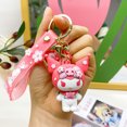 thumbnail image 1 of Venta al por mayor lindo 3D PVC dibujos animados Sanrio Anime llavero Kawaii bolso escolar colgante Sakura Hello kitty Cat Melody llavero regalos, 1 of 4