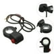 thumbnail image 2 of Interruptor de montar de manillar de motocicleta de 7/8 pulgadas con accesorio de control de cuerno (negro), 2 of 6