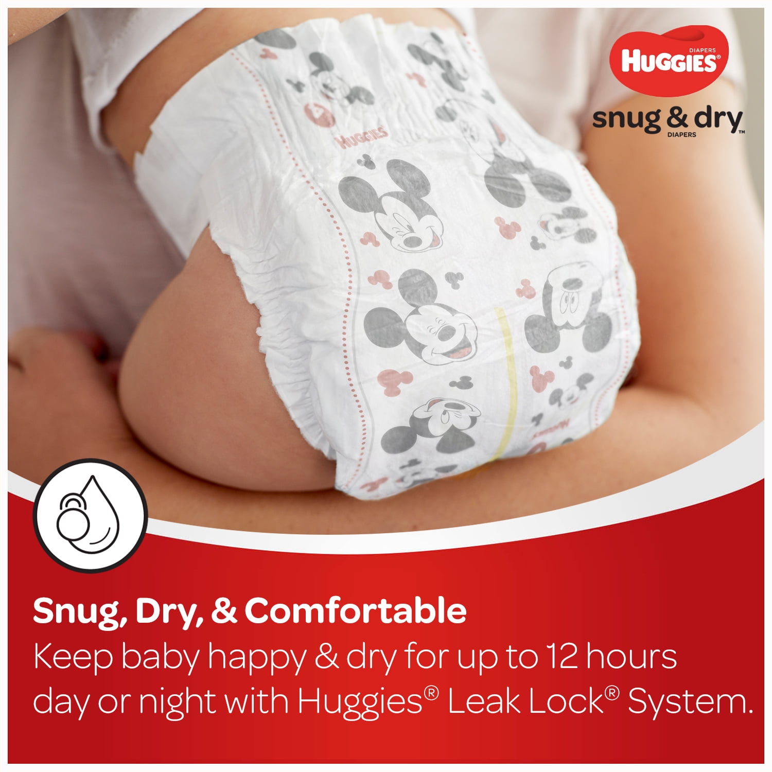 Huggies Snug /& Dry Baby Diapers One Month Supply 210 count Size 2 210 Ct