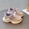 thumbnail image 2 of YOUYEDIAN Kids Shoes for Girl Versatile Strap Slip On Platform Round Toe Sport Breathable Sneakers Casual Mesh Comfy Outdoor Running Shoes, 2 of 5