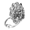 thumbnail image 2 of Gate Handle Antique Lion Head For Entrance 16.00X10.50X3.50CM Silver Tone Door Handle, 2 of 5