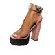 thumbnail image 1 of Zapatilla Sandalia de Tacon Casual para Dama Hanna MX  Rax Pink, 1 of 3