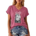 thumbnail image 3 of JINGTIAN Dolly Graphic Tee for Women Vintage Country Music T-Shirt Western Nashville Shirt Short Sleeve Crew Neck Concert Outfit Gift, 3 of 6
