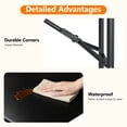 thumbnail image 4 of HAIMULI 4ft Rectangular All-Occasion Plastic Folding Event Table for Indoor and Outdoor, Portable Desk, Camping, Durable and Stable, HDPE and Steel, Wide Application, 4 of 8