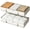 Beige, variant on Side-Supported Under Bed Storage Containers 6 Inches Tall 60L Underbed Storage Bins with Sturdy Handles and Sidewalls Closet Organizer for Clothes Blankets Seasonal Items Beige 2-Pack