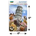 thumbnail image 6 of Leaning Tower Pisa Italy Selfie Giraffe Zebra Lion Rhino Home Business Office Sign, 6 of 7