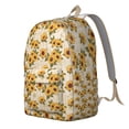 thumbnail image 2 of Trendy Flowers Print Backpack Gift Roomy School College Bookbag with Laptop Sleeve Sturdy Everyday Backpack for Students Professionals, 2 of 5