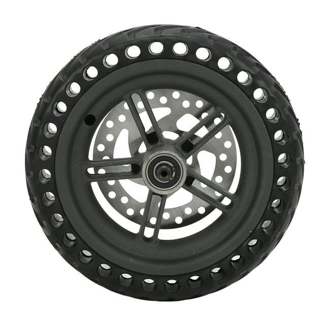 Scooter Wheel Assembly, Scooter Rear Wheel Tire Stretchable With 120mm Brake Disk For PRO2 Electric Scooter