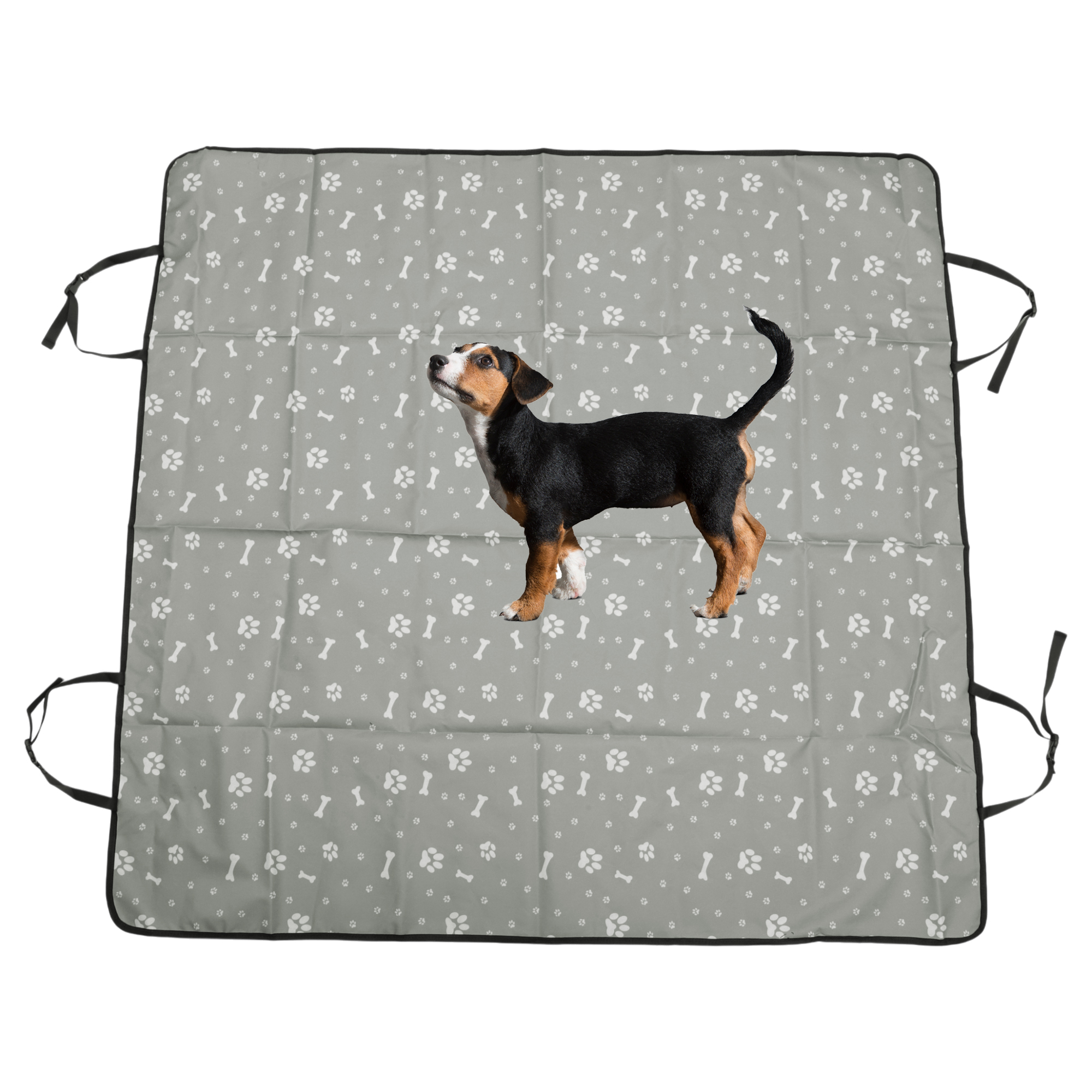 Unique Bargains Durable Waterproof Car Seat Cover for Pets Gray