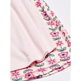 thumbnail image 4 of Touched by Nature Baby and Toddler Girl Organic Cotton Short-Sleeve Dresses 2pk, Flower, 4 Toddler, 4 of 6
