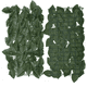 thumbnail image 2 of Pantalla de valla de privacidad artificial de plantas de imitación, valla de setos artificiales y decoración falsa para decoración de jardín al aire libre, 1 m x 3 m, hojas de patata dulce + 100 piez JAMW Sencillez, 2 of 5