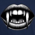 thumbnail image 3 of CafePress - Vampire Bite T Shirt - Men's Classic Graphic Cotton T-Shirt, 3 of 4