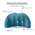 thumbnail image 4 of pvdgvd Memory Foam Car Neck Pillow Protective Lumbar Back Support Breathable Car Headrest Cushion Relieve Stress Car Seat Pillow Clearance Blue, 4 of 6