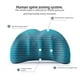 thumbnail image 4 of pstuiky Almohada cervical de espuma para coche soporte lumbar protector cojín transpirable para reposacabezas de coche alivia el estrés almohada para asiento de coche., 4 of 6