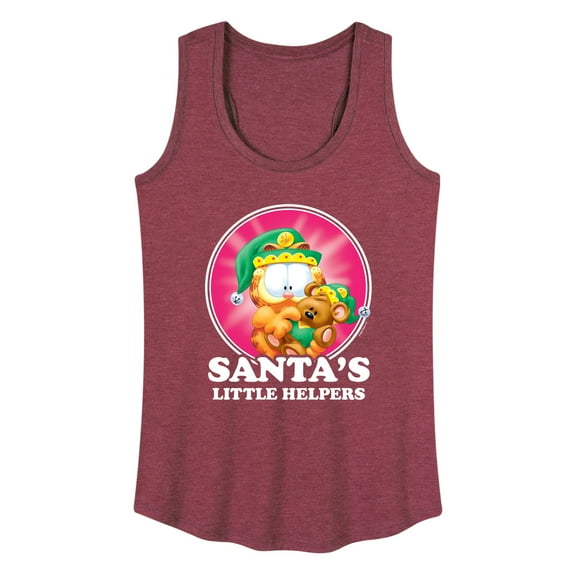 Garfield - Santas Little Helpers - Women's Racerback Tank Top
