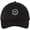 Black With White Smiley, variant on SMILEY FACE Adjustable Dad Cap Unstructured Face Trendy Unisex Preppy Hat (NavyBlueWithGoldSmiley)