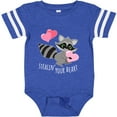thumbnail image 3 of Inktastic Stealin' Your Heart Cute Raccoon Boys or Girls Baby Bodysuit, 3 of 5