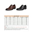 thumbnail image 2 of Frontwalk Men Oxfords Lace Up Dress Shoes Business Brogues Work Comfort Flats Mens Wingtips Leather Shoe Black 6.5, 2 of 8