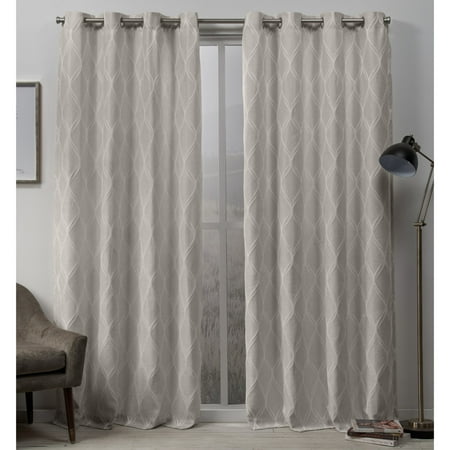 Exclusive Home Curtains 2 Pack Sonos Ogee Textured Grommet Top