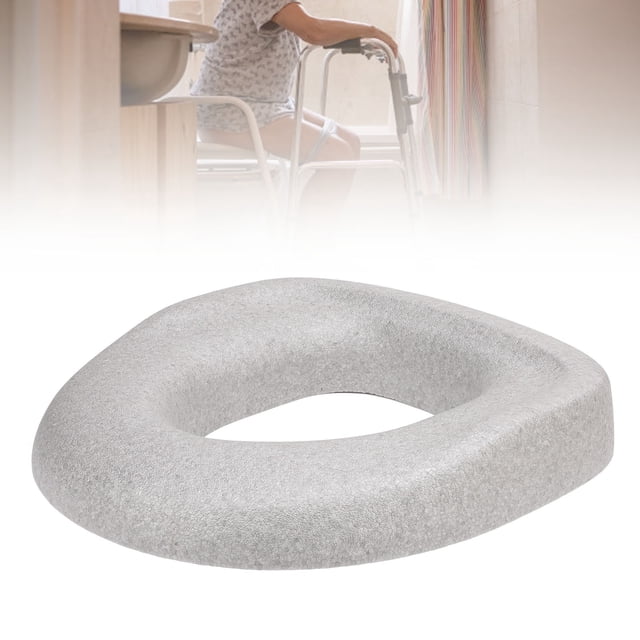 Coussin de Commode, Coussinet Doux Imperméable pour Chaises de Chevet de Commode Sièges de Toilette Surélevés, Housse de Toilette Surélevée en EPP Confort Universelle Résistance à l'Eau Coussin de Toilette Surélevé Réutilisable