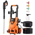 thumbnail image 1 of Hidrolavadora eléctrica VEVOR, máx. 4200 PSI y 2.8 GPM, máquina de limpieza a presión de alta potencia con 4 boquillas de conexión rápida y cañón de espuma, ideal para autos, cercas, entradas de vehíc, 1 of 5