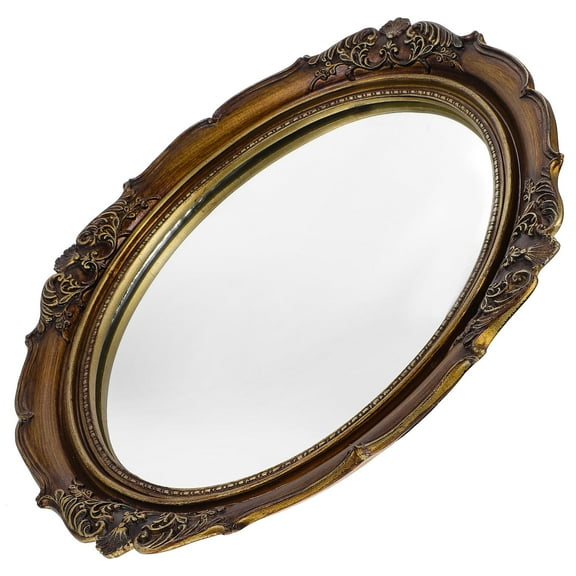 Raindrops Embossed Hanging Mirror Nordic Wall Mirror Vintage Style Photo Frame Ornament