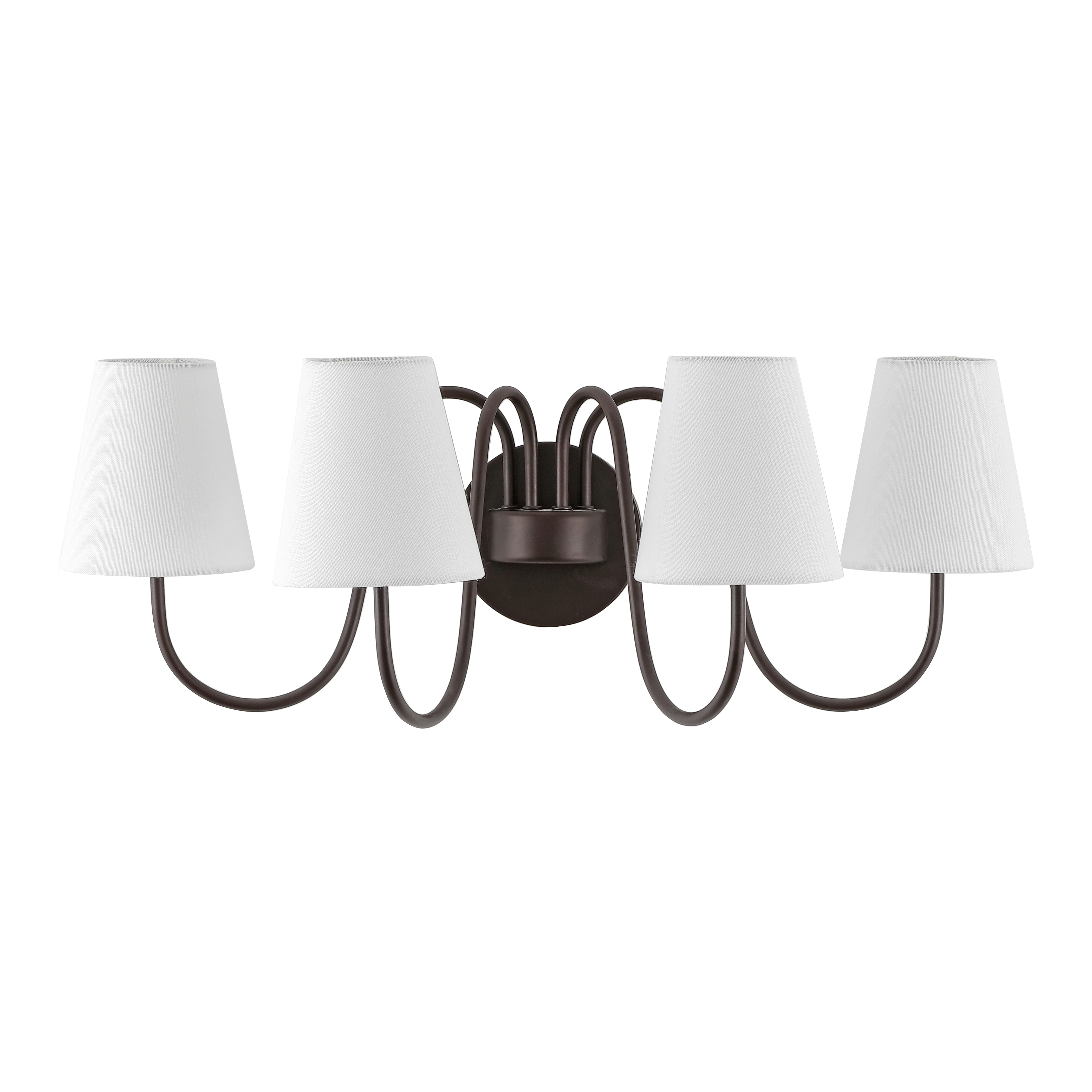 Safavieh Rhea 4-Light 26.5" Contemporary Iron Sconces, White