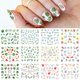 thumbnail image 1 of Deslizadores de flores y letras de amor para manicura de San Valentín, 12 Uds., para decoración de uñas, GLBN1489-1500 de puntas adhesivas al agua Tan Jianjun unisex, 1 of 2