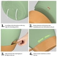 thumbnail image 5 of FIASON 3 Pack 9/10/12 Inch Green & Brown Self-Watering Plant Pots, Indoor Outdoor Garden Planters with Drainage Holes, Watering Lip & Removable Saucer for Flowers & House Plants, 5 of 10